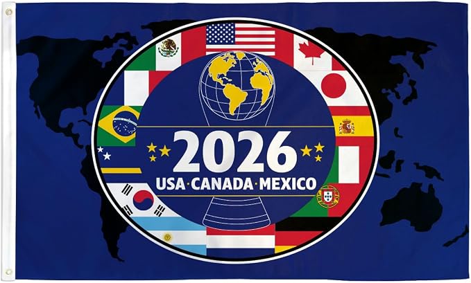 World Cup 2026 3x5ft Flag