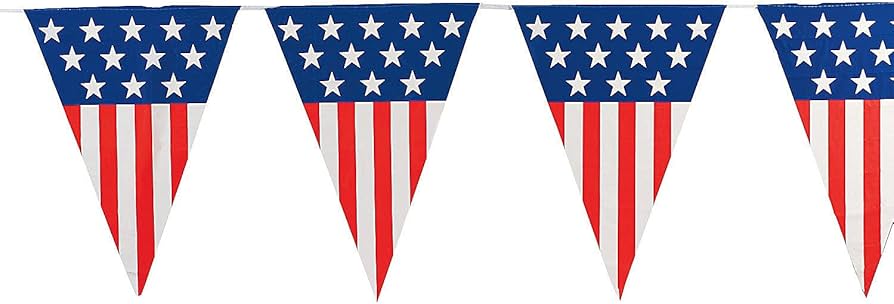 AMERICAN FLAG PENNANT FLAG