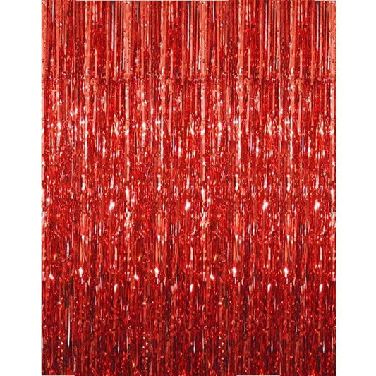 RED FOIL BACKDROP