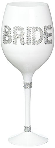 BRIDE WINE GLASS-WHITE