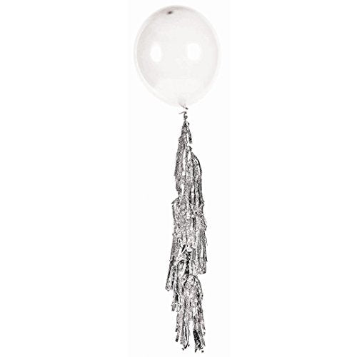 SML BALLOON TASSEL SILVER