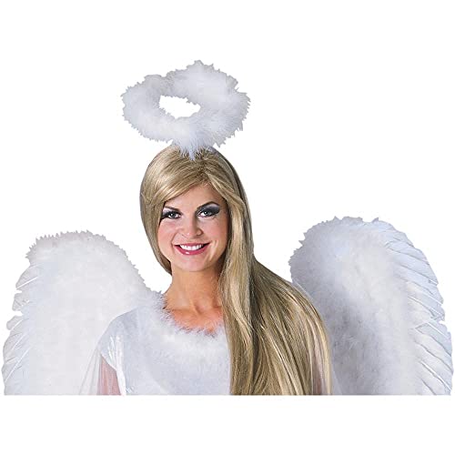 WHITE MARABOU HALO
