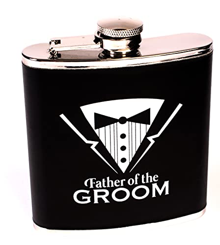 BACHELOR-FATHER OF GROOM FLASK
