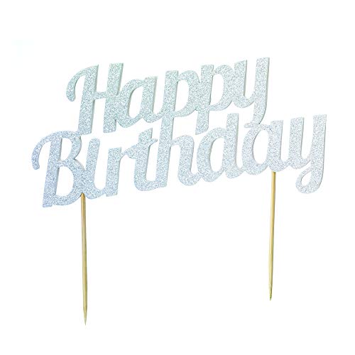 CAKE TOPPER HAPPY BIRTHDAY SIL