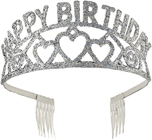 GLITTER TIARA-HAPPY BIRTHDAY