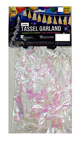 LRG BALLOON TASSEL WT IR