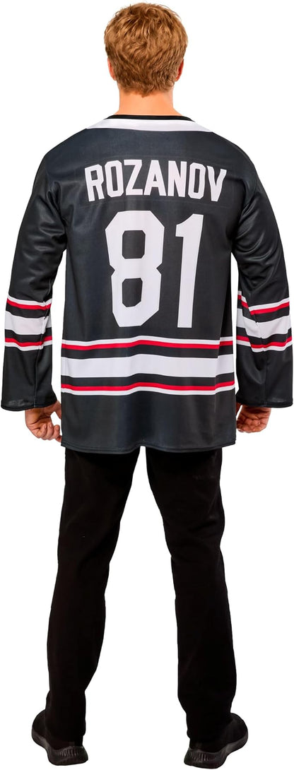 Rubies Men's Heated Rivalry Raiders Mens Jersey Officially Licensed, Ilya Rozanov Costume Hockey Jersey