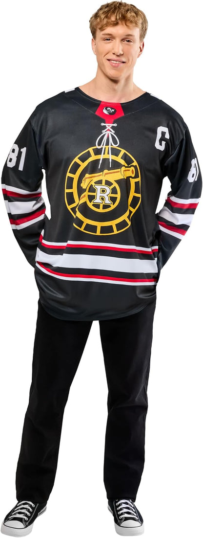 Rubies Men's Heated Rivalry Raiders Mens Jersey Officially Licensed, Ilya Rozanov Costume Hockey Jersey