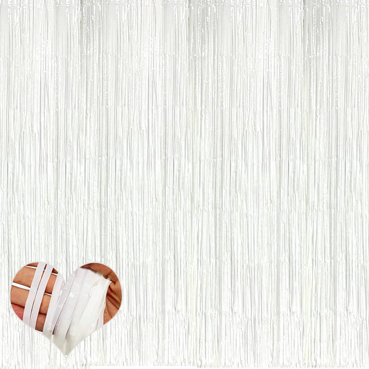 WHITE FRINGE BACKDROP