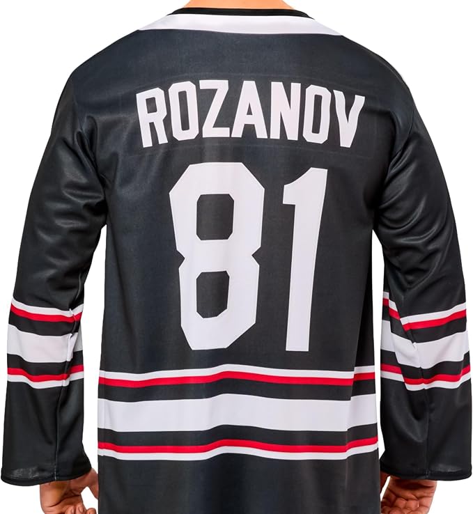 Rubies Men's Heated Rivalry Raiders Mens Jersey Officially Licensed, Ilya Rozanov Costume Hockey Jersey