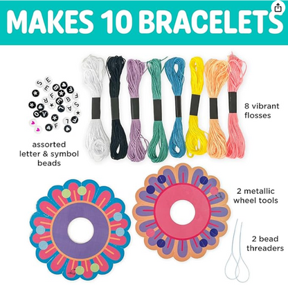 Creativity for Kids Best Friends Bracelets Mini Craft Kit: Create 10 Friendship Bracelets - Bracelet Making Kit, Great Easter Basket Stuffers (Ages 6+)