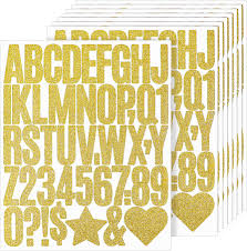 DIAMOND STICKERS LETTERS NUMBERS AND MORE